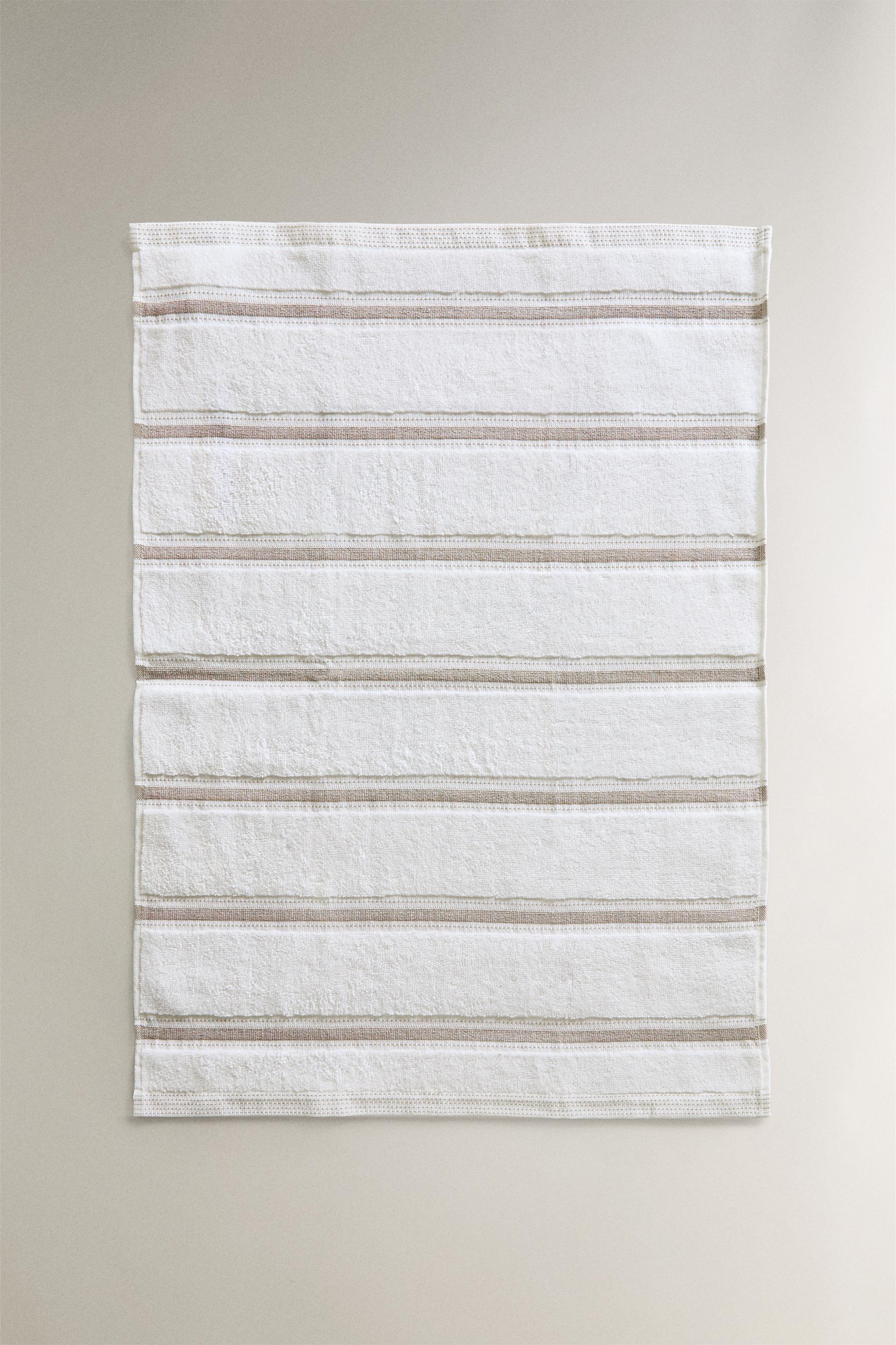 STRIPED COTTON TERRYCLOTH KITCHEN TOWEL